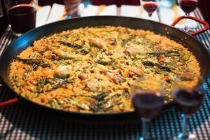 Ingrédients de la paella valencienne